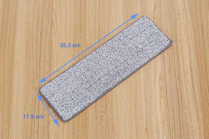 Bộ 2 bông lau nhà 33.5 x 11.5 cm Hommy BH-M800-FMR Màu Xám