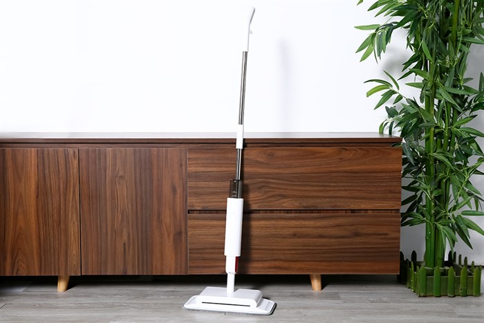 Cây lau nhà phun nước và hút bụi cơ Deerma TB900 Màu Trắng