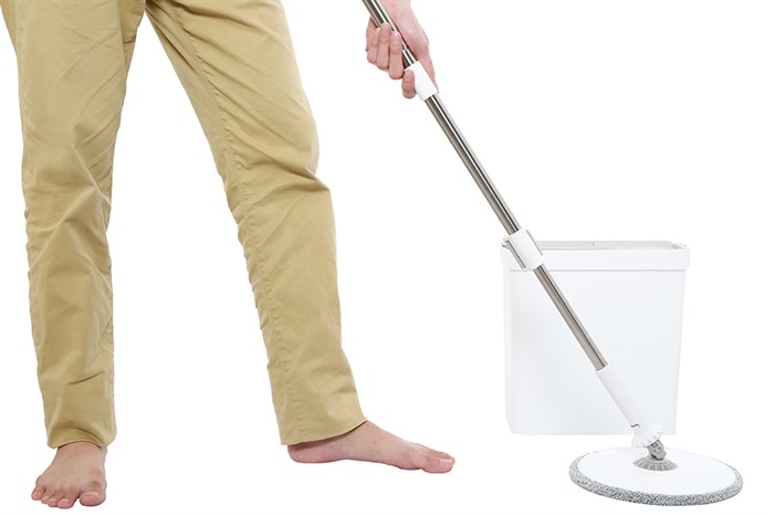 Bộ lau nhà tách nước bẩn Hommy AB0620 Màu Trắng - Xám