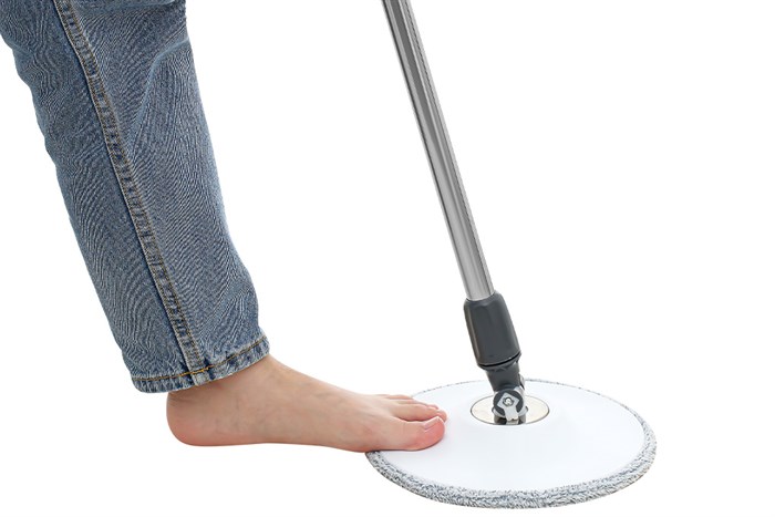 Bộ lau nhà 360 Delites AB0814 Màu Trắng - Xám