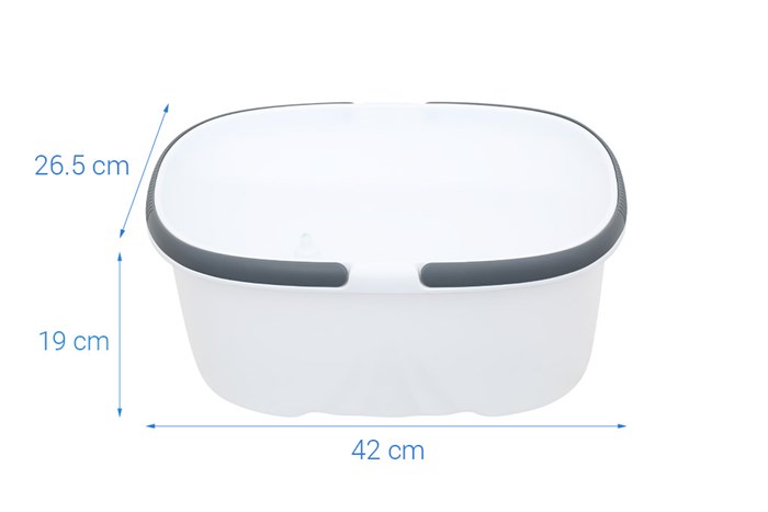 Bộ lau nhà 360 Delites AB0814 Màu Trắng - Xám