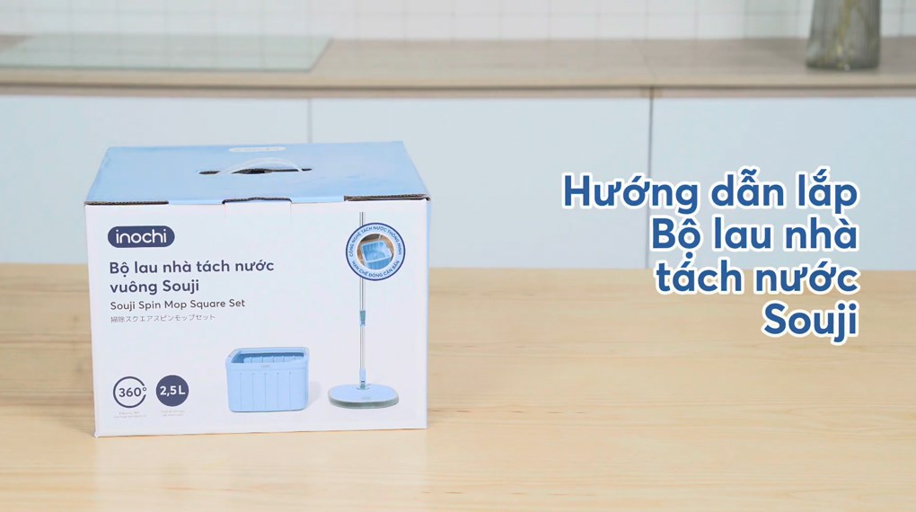 Bộ lau nhà tách nước bẩn Inochi Souji HNK.LNTN.VUSJZZ1