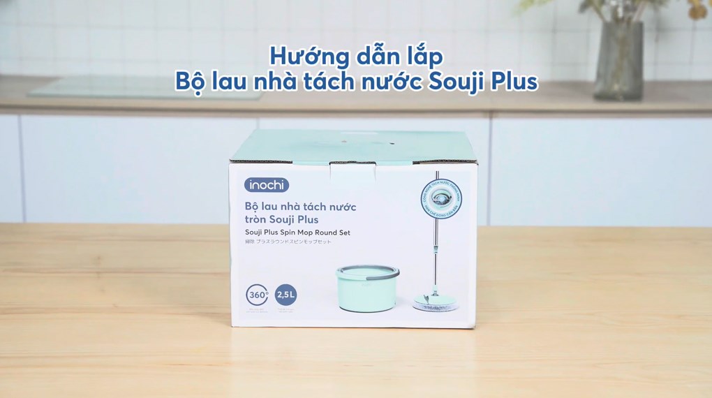 Bộ lau nhà tách nước bẩn Inochi Souji Plus HNK.LNTN.TRSJZZ2