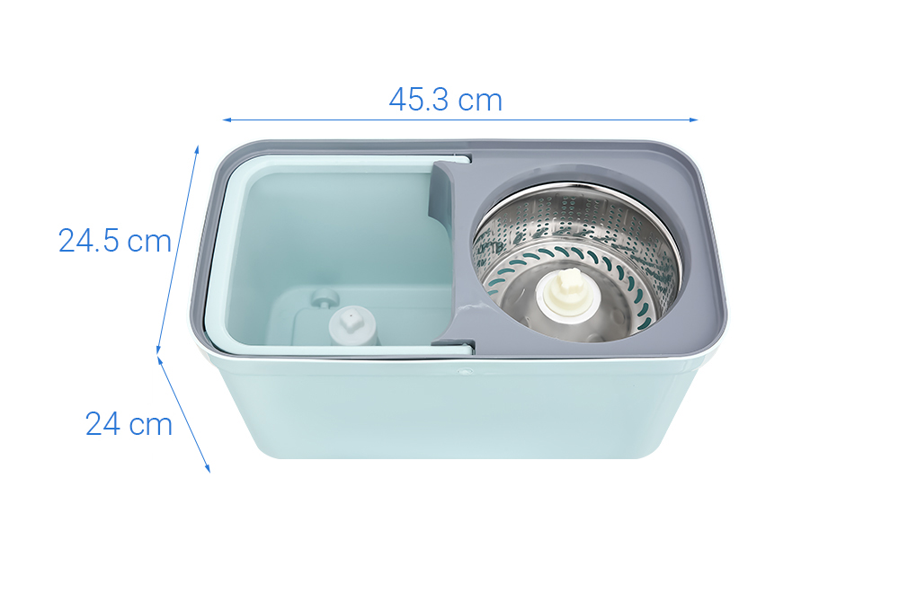 Bộ lau nhà 360 Delites MH - HomePlus X10 Màu Xanh Dương - Xám