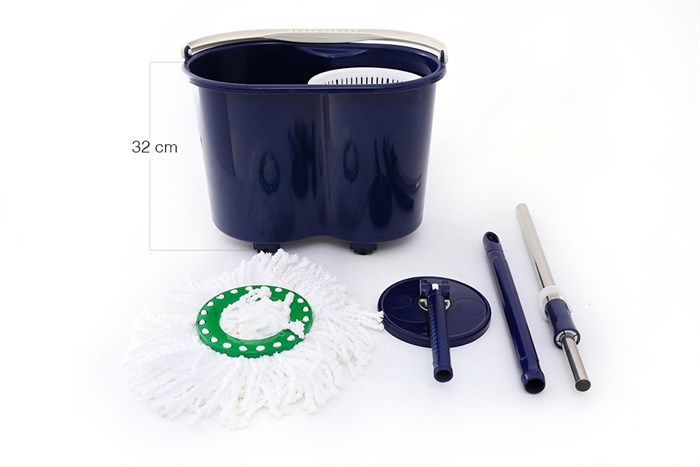 Bộ lau nhà 360 có bánh xe Omega Mop Kokomega 04 Màu Xanh Dương