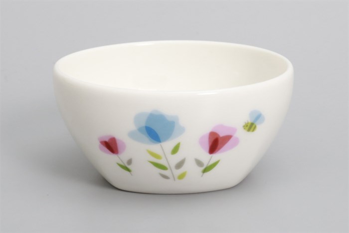 Chén chấm sứ 9 cm Donghwa DH01-P1408-02V Màu Trắng