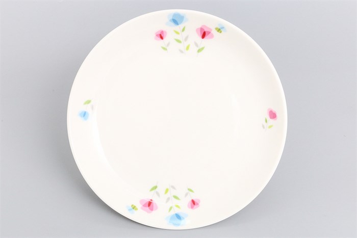 Dĩa sâu sứ 20.5 cm Donghwa DH01-P1408-03V Màu Trắng