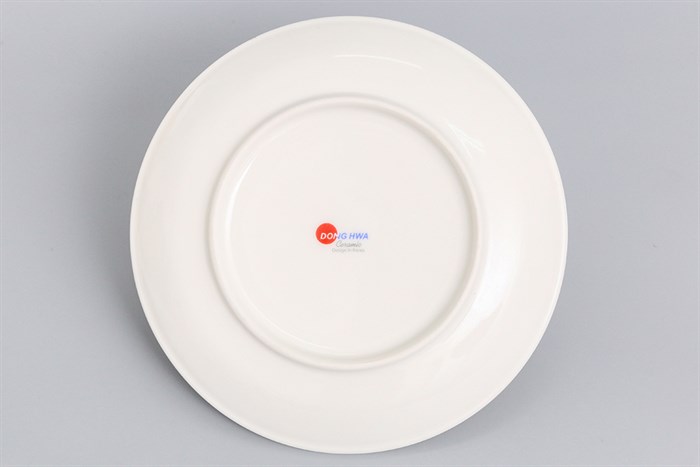 Dĩa sâu sứ 20.5 cm Donghwa DH01-P1408-03V Màu Trắng