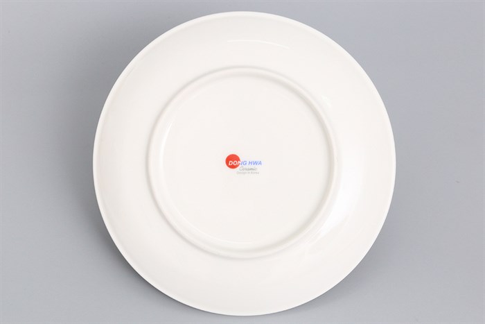 Dĩa sâu sứ 20.5 cm Donghwa DH02-P1408-03R Màu Trắng