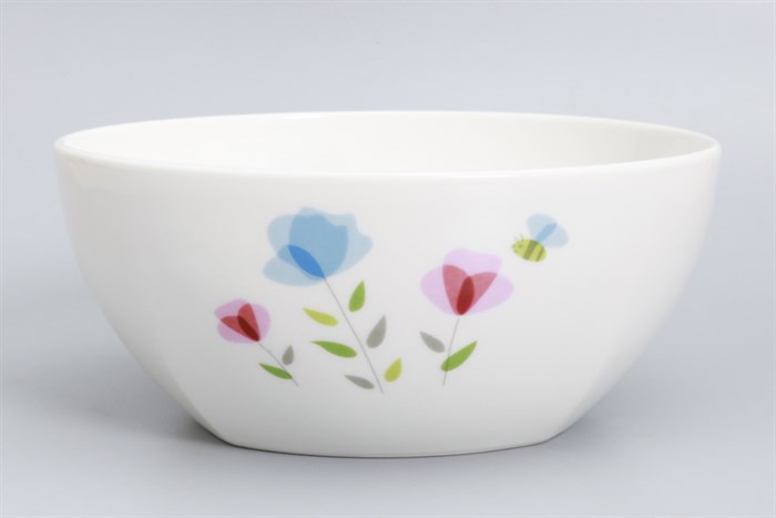 Tô canh sứ 20 cm Donghwa DH01-B1407-01V Màu Trắng