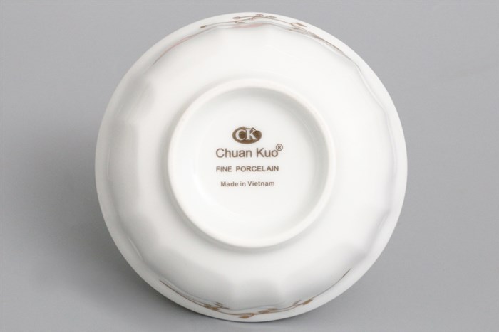 Chén chấm sứ 8.8 cm Chuan Kuo CK01 D324-1012 Màu Trắng