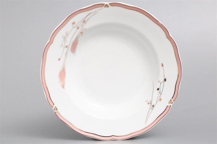 Dĩa sâu sứ 23 cm Chuan Kuo CK01 A9201-1012 Màu Trắng