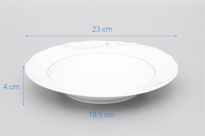 Dĩa sâu sứ 23 cm Chuan Kuo CK07 A9201-1097