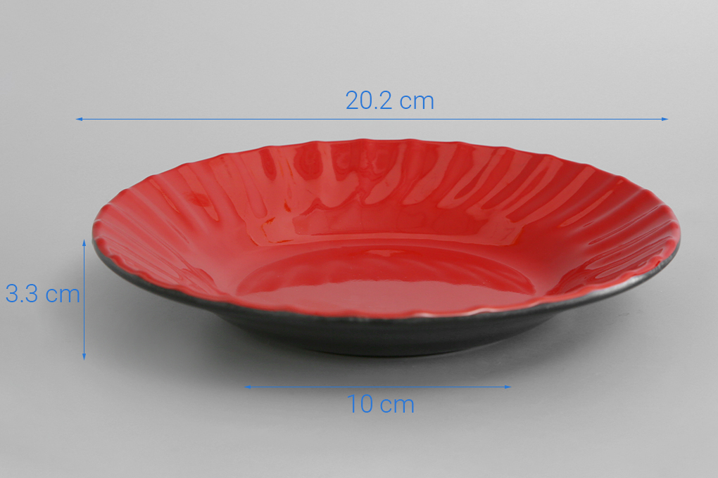 Dĩa sâu nhựa Melamine 20.2 cm Vinh Cơ VCP03-A508