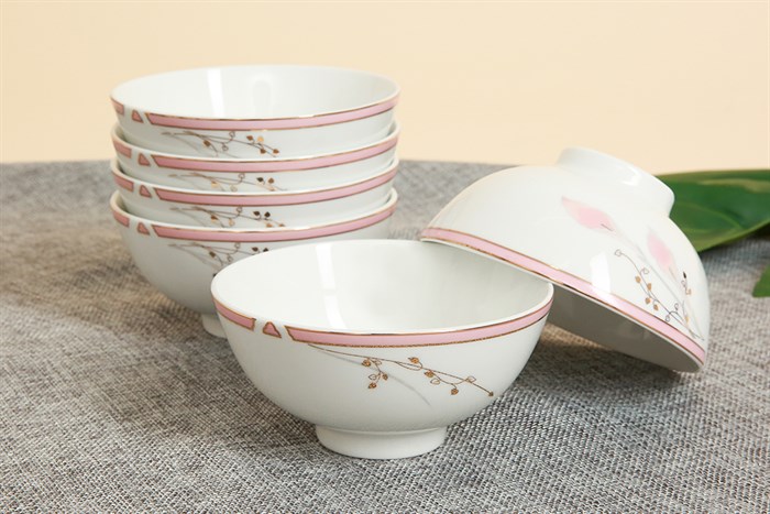 Bộ tô chén đĩa gốm sứ CK 19 món CK01