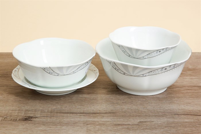 Bộ tô chén đĩa gốm sứ CK 19 món CK07