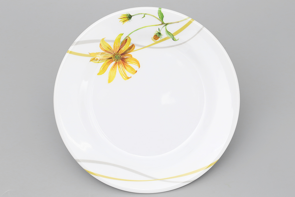 Dĩa cạn nhựa Melamine 20 cm Vinh Cơ A5008