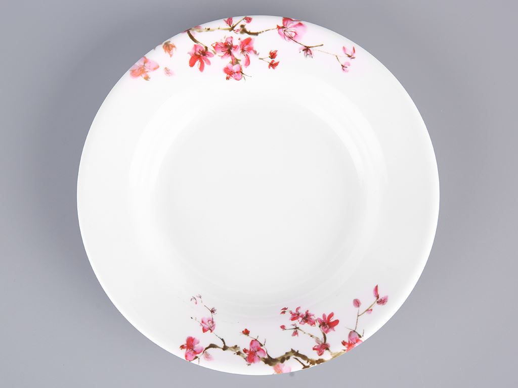 Dĩa nhựa melamine sâu Vinh Cơ A5206 hoa anh đào 3