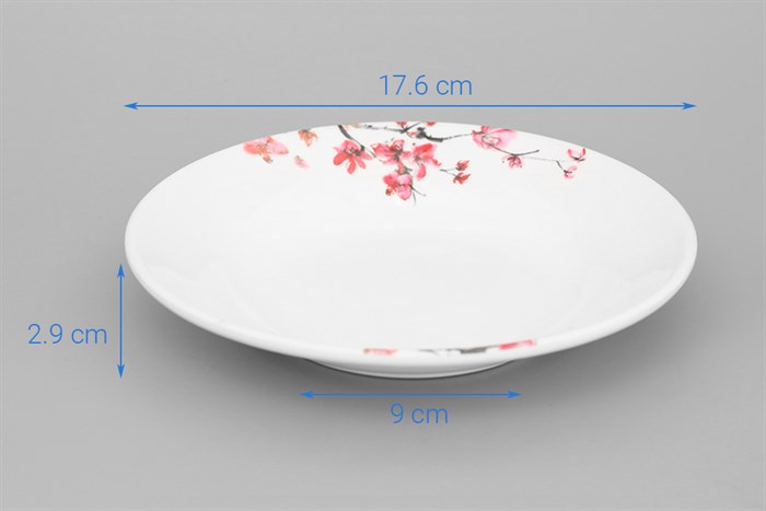 Dĩa sâu nhựa Melamine 17.6 cm Vinh Cơ A5207