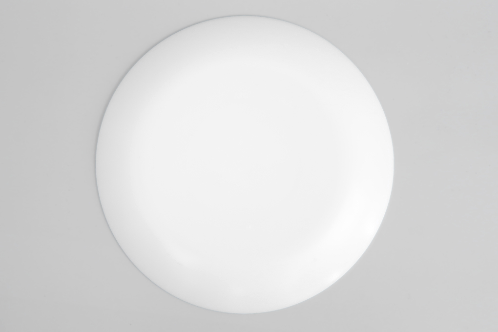 Dĩa cạn thủy tinh trắng 18 cm Luminarc D7358