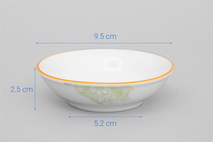 Dĩa sâu sứ 9.5 cm Sứ Sương LW/SSD044A2