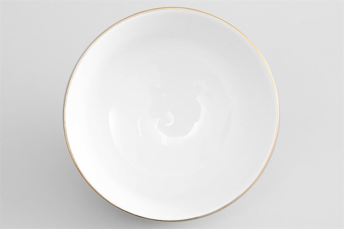 Chén cơm sứ viền vàng 12K 11.6 cm Minh Châu MC-C06 Màu Trắng