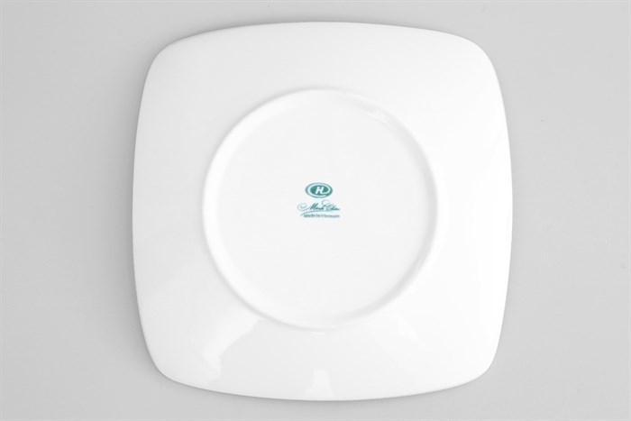 Dĩa sâu sứ viền vàng 12K 18 cm Minh Châu MC-DVC18 Màu Trắng