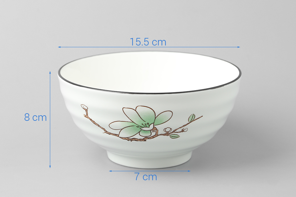 Tô canh sứ 15.5 cm BHX SJP-101