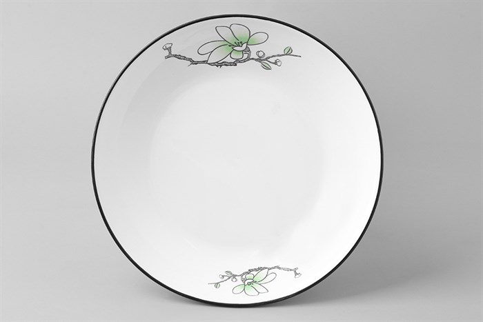 Dĩa sâu sứ 21 cm BHX SJP-102 Màu Trắng