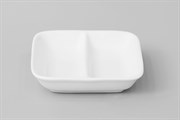 Chén chấm nhựa Melamine 2 ngăn 8 cm Minh Châu MC-M11