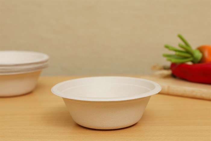 Bộ 10 chén bã mía dùng 1 lần 13.5 cm Spriing