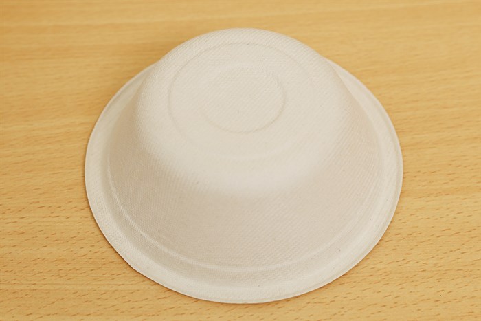 Bộ 10 chén bã mía dùng 1 lần 13.5 cm Spriing Màu Nâu nhạt