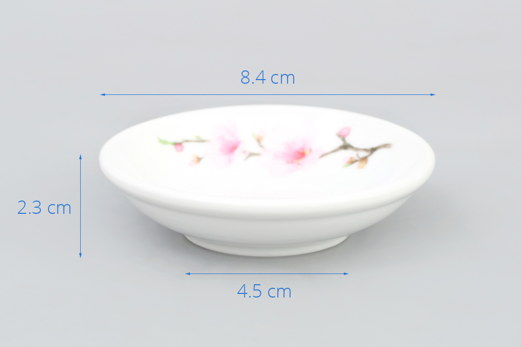 Dĩa chấm sứ 8.4 cm Chan Kuo CK08 TA2103-3040