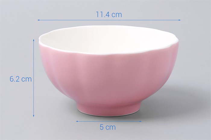 Chén cơm sứ 11.4 cm BHX SJP-402 Màu Hồng