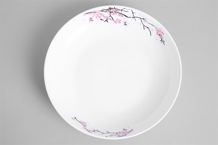 Dĩa sâu gốm sứ 20.5 cm Delites SJP-602 Màu Trắng