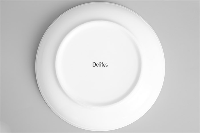 Dĩa sâu gốm sứ 20.5 cm Delites SJP-602 Màu Trắng