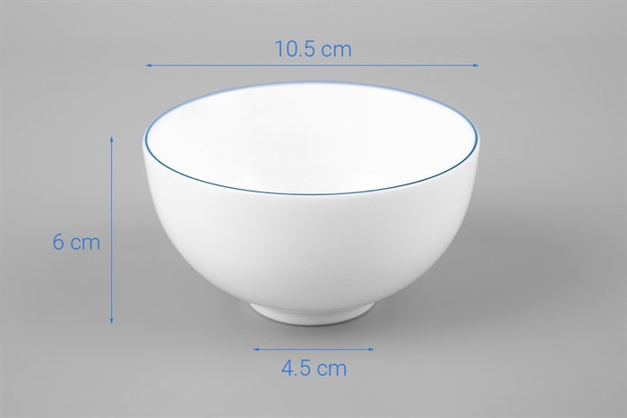 Chén cơm sứ 10.5 cm UNC FB81 Màu Trắng