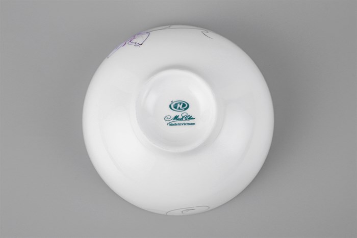Chén cơm sứ 11.5 cm Minh Châu MC-C06-H21 Màu Trắng
