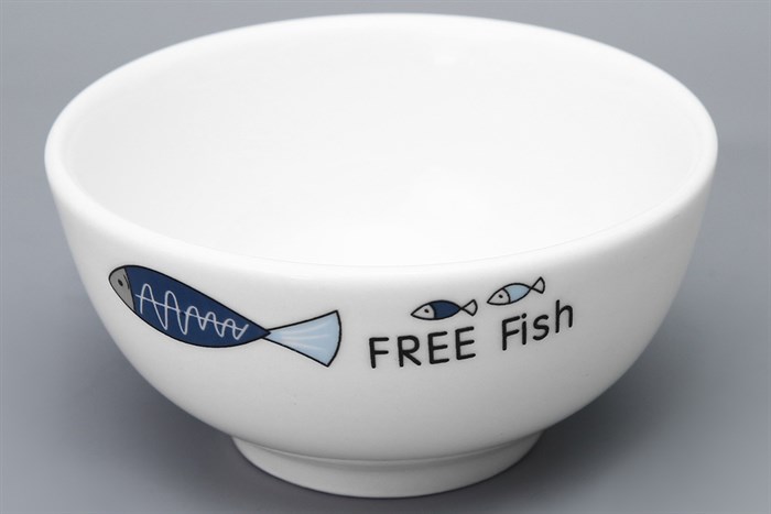 Chén cơm sứ 11.5 cm Delites SJP-1201 Màu Trắng