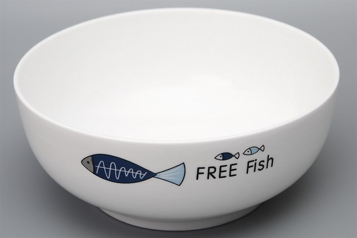 Tô canh sứ 18 cm Delites SJP-1201 Màu Trắng