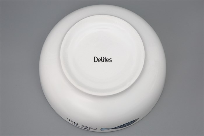 Tô canh sứ 18 cm Delites SJP-1201 Màu Trắng