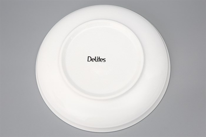 Dĩa sâu gốm sứ 18 cm Delites SJP-1702 Màu Trắng