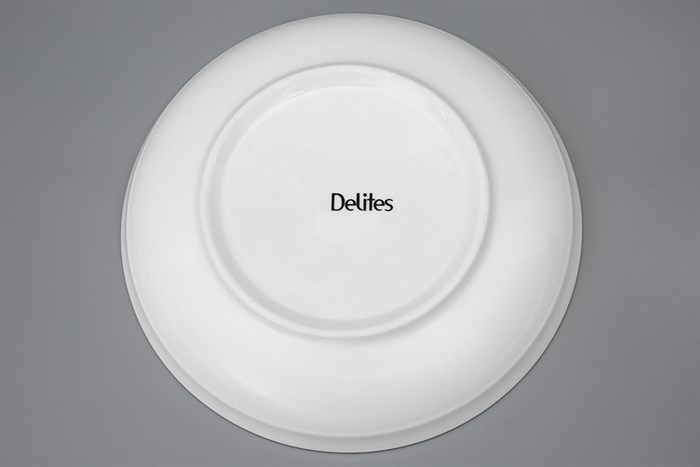Dĩa sâu gốm sứ 18 cm Delites SJP-1202 Màu Trắng