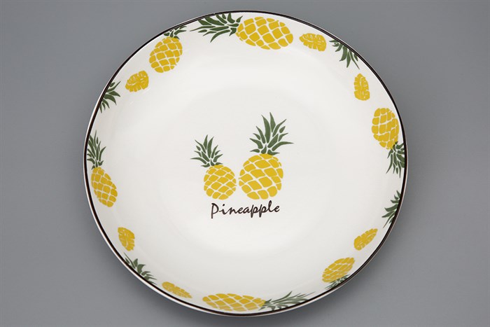 Dĩa sâu gốm sứ 18 cm Delites SJP-1302 Màu Trắng