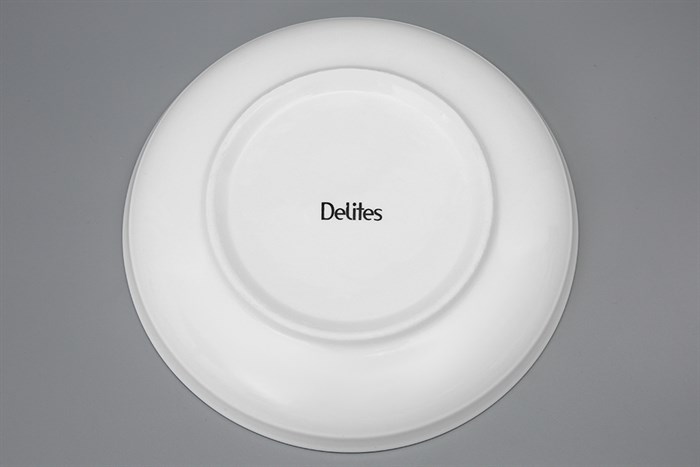 Dĩa sâu gốm sứ 18 cm Delites SJP-1302 Màu Trắng