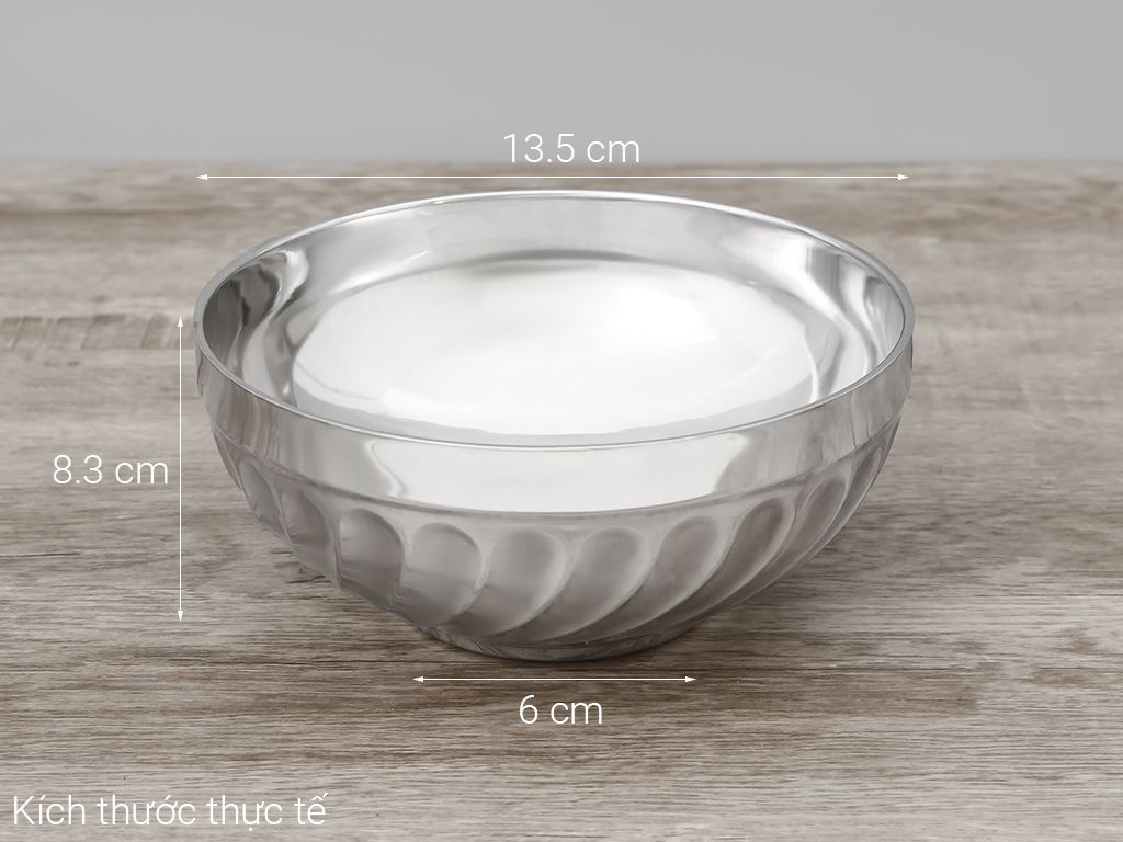 Tô đựng Inox xoắn Cherry 20 cm giá tốt tại Bách hoá XANH