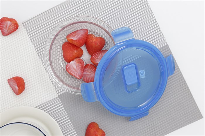 Hộp đựng thực phẩm thủy tinh 420 ml Luminarc Pure Màu Trắng