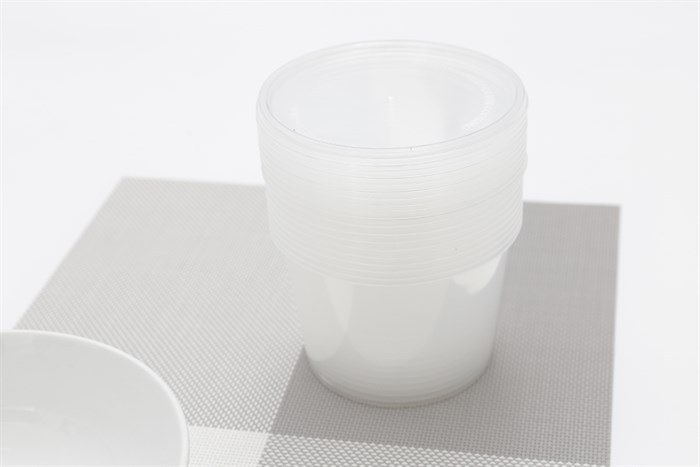 Bộ 10 hộp đựng thực phẩm nhựa 600 ml DMX Màu Trắng