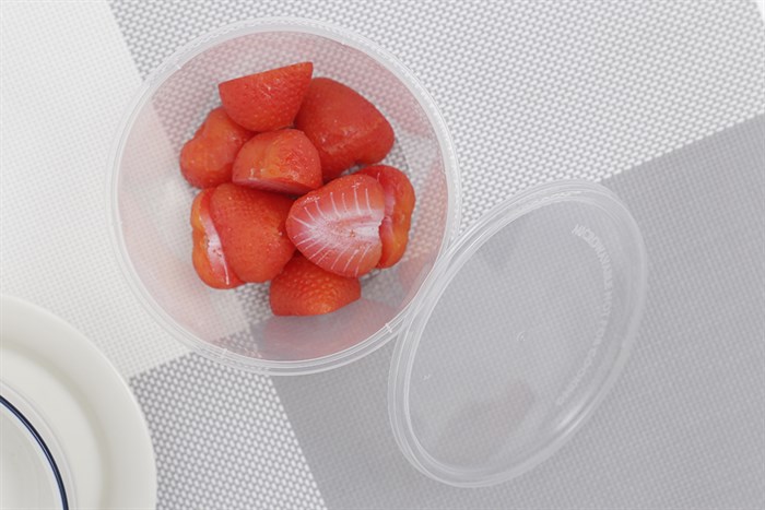 Bộ 10 hộp đựng thực phẩm nhựa 600 ml DMX Màu Trắng