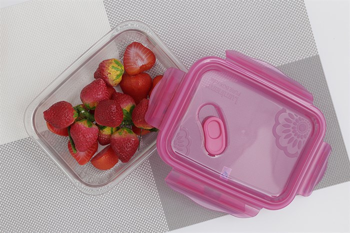 Hộp đựng thực phẩm thủy tinh 820 ml Luminarc Pure Dahlia Màu Trắng